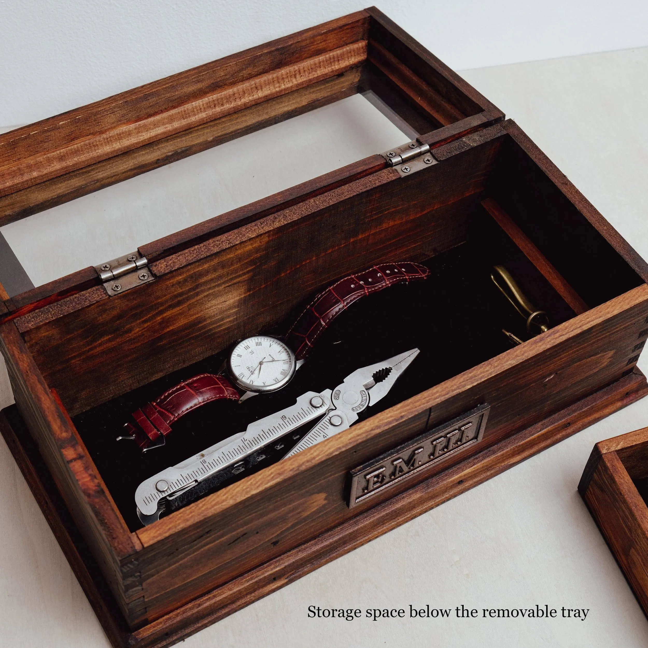 Watch Box with secret compartment No.4