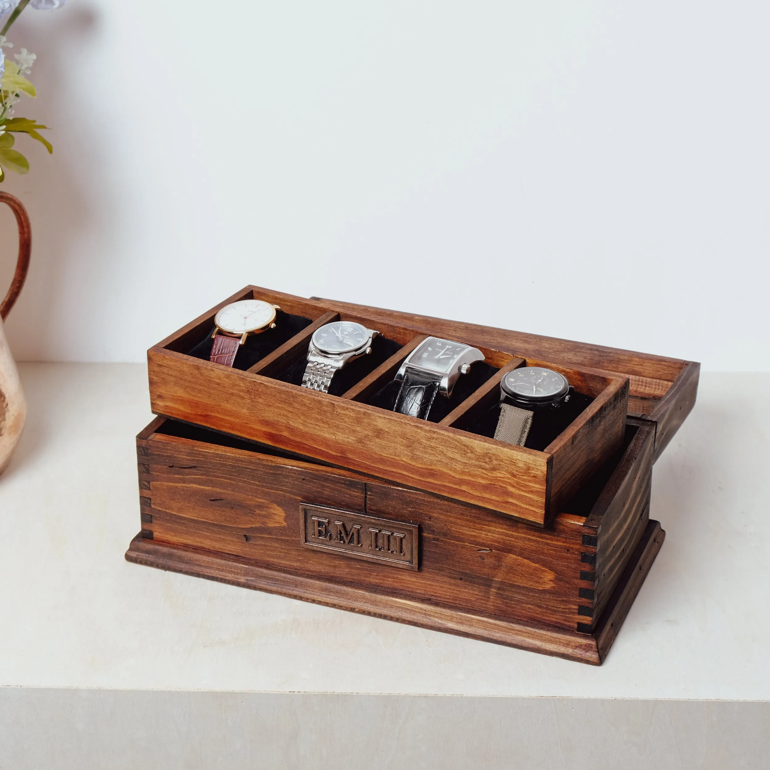 Watch Box with secret compartment No.4
