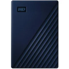 WD My Passport 4TB Portable Hard Drive USB-C 3.0 for Mac [2019](Midnight Blue)