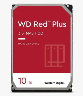 WD Red Plus 10TB HDD 3.5" NAS SATA 256MB/s 7200RPM