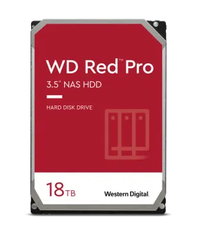 WD Red Pro 18TB NAS HDD 3.5" SATA 512MB Cache 7200RPM