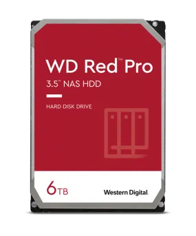 WD Red Pro 6TB NAS HDD 3.5" SATA 256MB CACHE 7200RPM