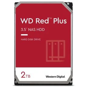 Western Digital Red Plus NAS 2TB 3.5 Inch Server Internal Hard Drive