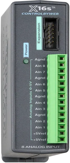 X-16s | Eight Analog Input Expansion Module