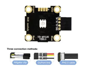 Yahboom RGB module compatible with alligator clip/DuPont line/PH2.0 cable
